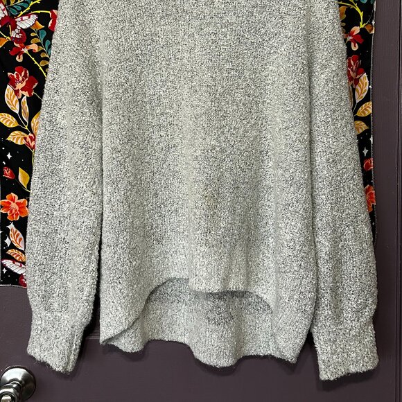 Old Navy Boucle Sweater Light Gray XL - Picture 2 of 5